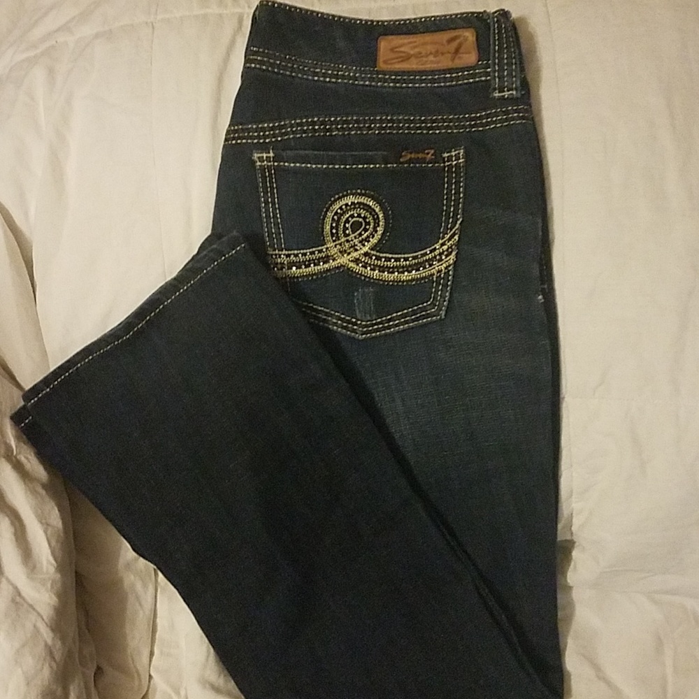 SEVEN7 BOOT CUT JEANS SIZE 12